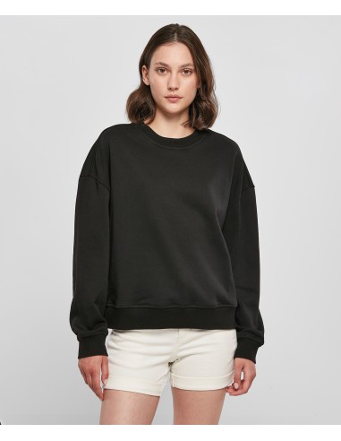 BUI-BY212-Ladies Oversized Crewneck Sweatshirt